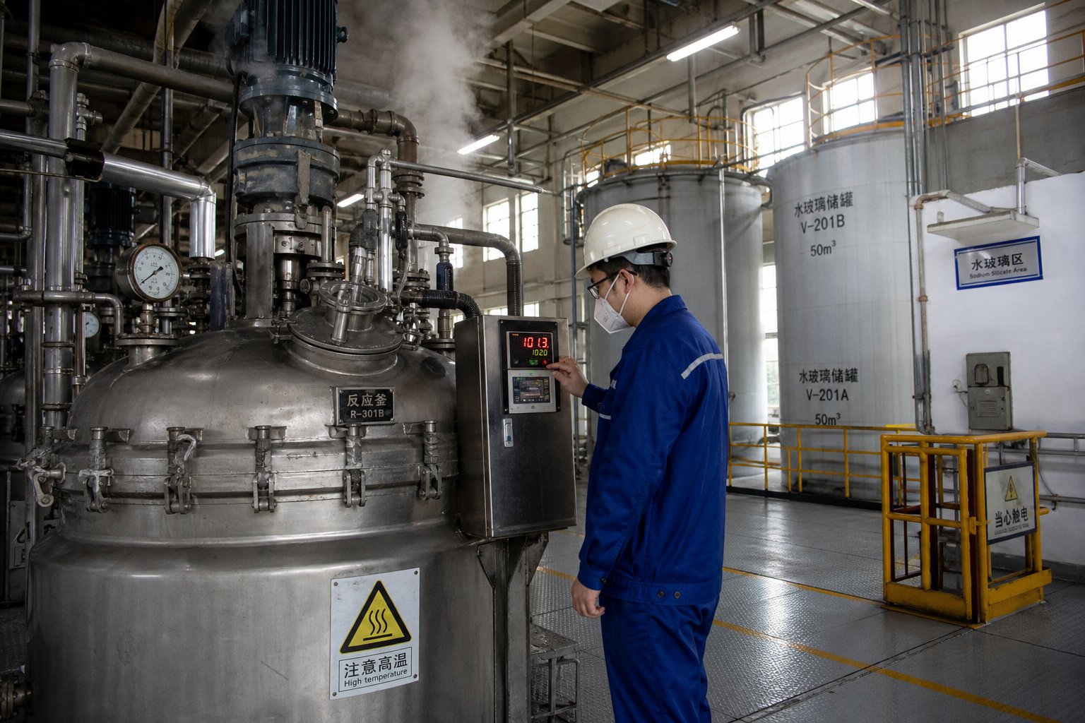 Reaction and precipitation workshop with stainless steel reactors