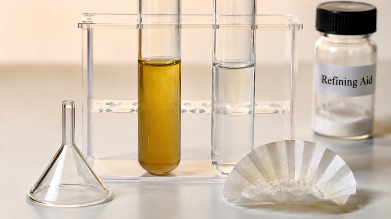Edible-oil dephosphorization with silica adsorbent plus bleaching earth: why the combined route lowers total refining cost compared with comparing adsorbent prices alone.