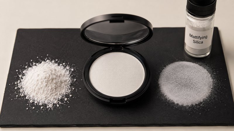 Personal-care silica for oil control and soft focus: how oil absorption, particle size and structure determine matte level, spreadability and the point at which a finish turns cakey.